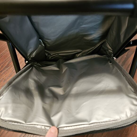 Campout Backpack Insulated Cooler Bag with Folding Seat Fishing Hunting Hiking - Picture 7 of 11